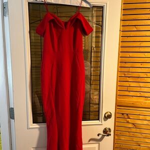 Only worn once prom dress! Beautiful red dress